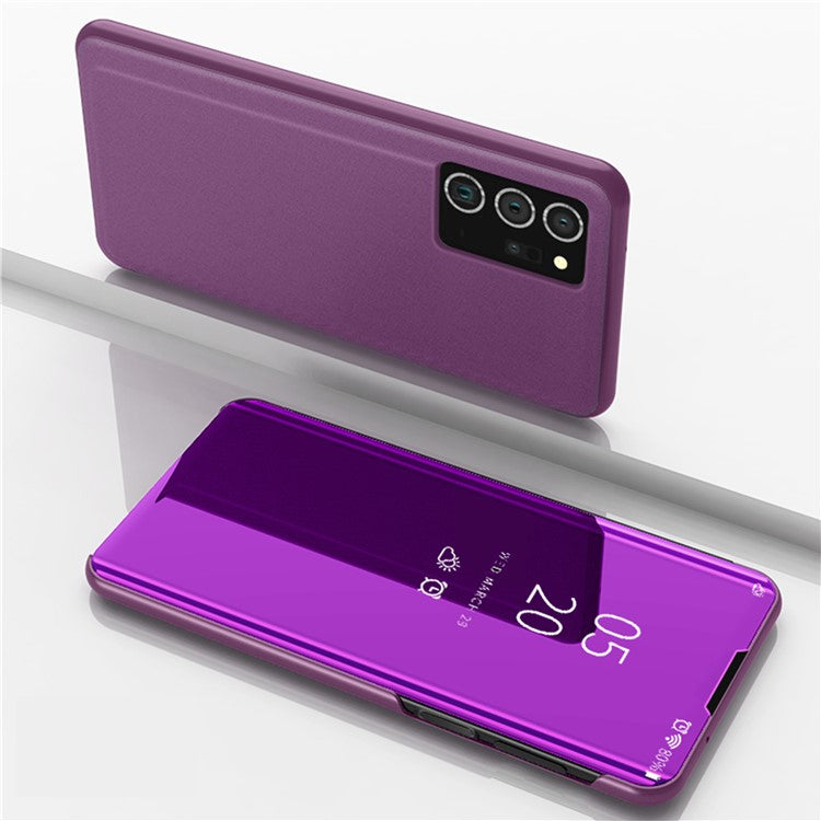 Samsung Galaxy Note20 / Note20 5G Flip Läderfodral med Stativ Helkroppsskyddande mobilfodral