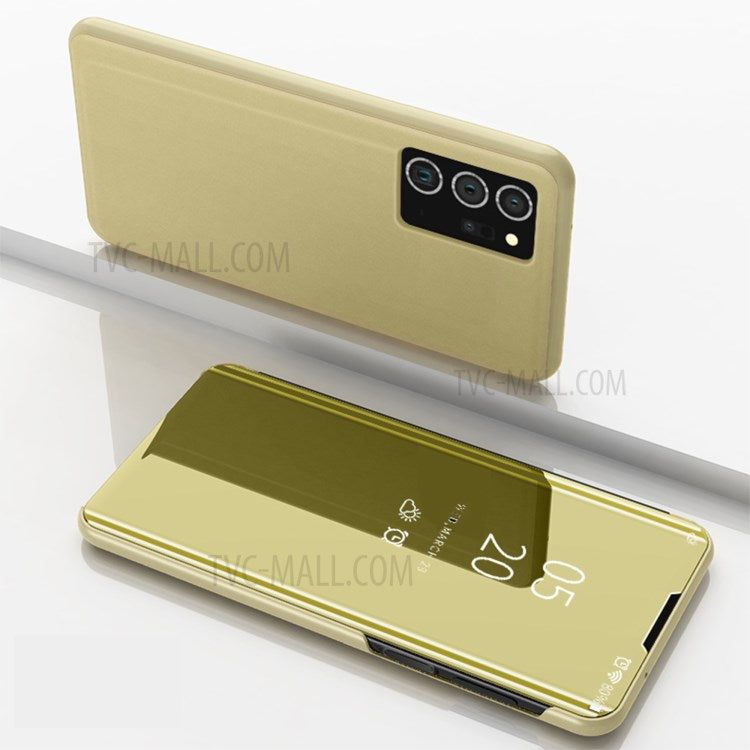 Samsung Galaxy Note20 / Note20 5G Flip Läderfodral med Stativ Helkroppsskyddande mobilfodral