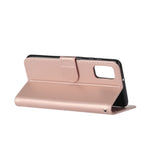 Solid Color Leather Wallet Back Cover for Samsung Galaxy A31