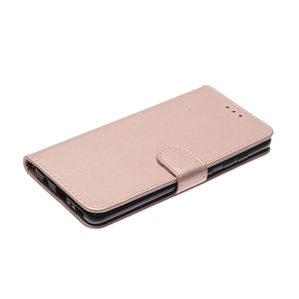 Solid Color Leather Wallet Back Cover for Samsung Galaxy A31