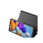 For Samsung Galaxy A21s Flip Leather Cover with Stand Full Body Protective Phone Case