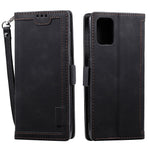Retro Splejset Stil Pung Stativ Flip Lædercover til Samsung Galaxy Note20/Note20 5G