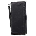 Retro Splejset Stil Pung Stativ Flip Lædercover til Samsung Galaxy Note20/Note20 5G