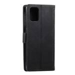 Retro Splejset Stil Pung Stativ Flip Lædercover til Samsung Galaxy Note20/Note20 5G