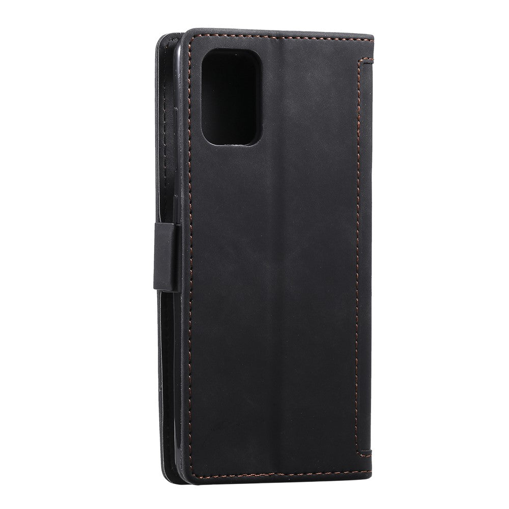 Retro Splejset Stil Pung Stativ Flip Lædercover til Samsung Galaxy Note20/Note20 5G