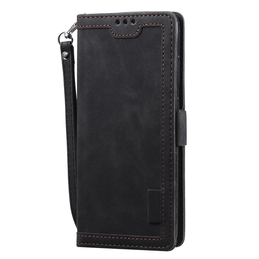Retro Splicing Style Wallet Stand Flip Leather Case for Samsung Note 20 Ultra / Note 20 Ultra 5G