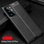 Litchi tekstur TPU telefoncover til Samsung Galaxy Note 20 Ultra / Note 20 Ultra 5G