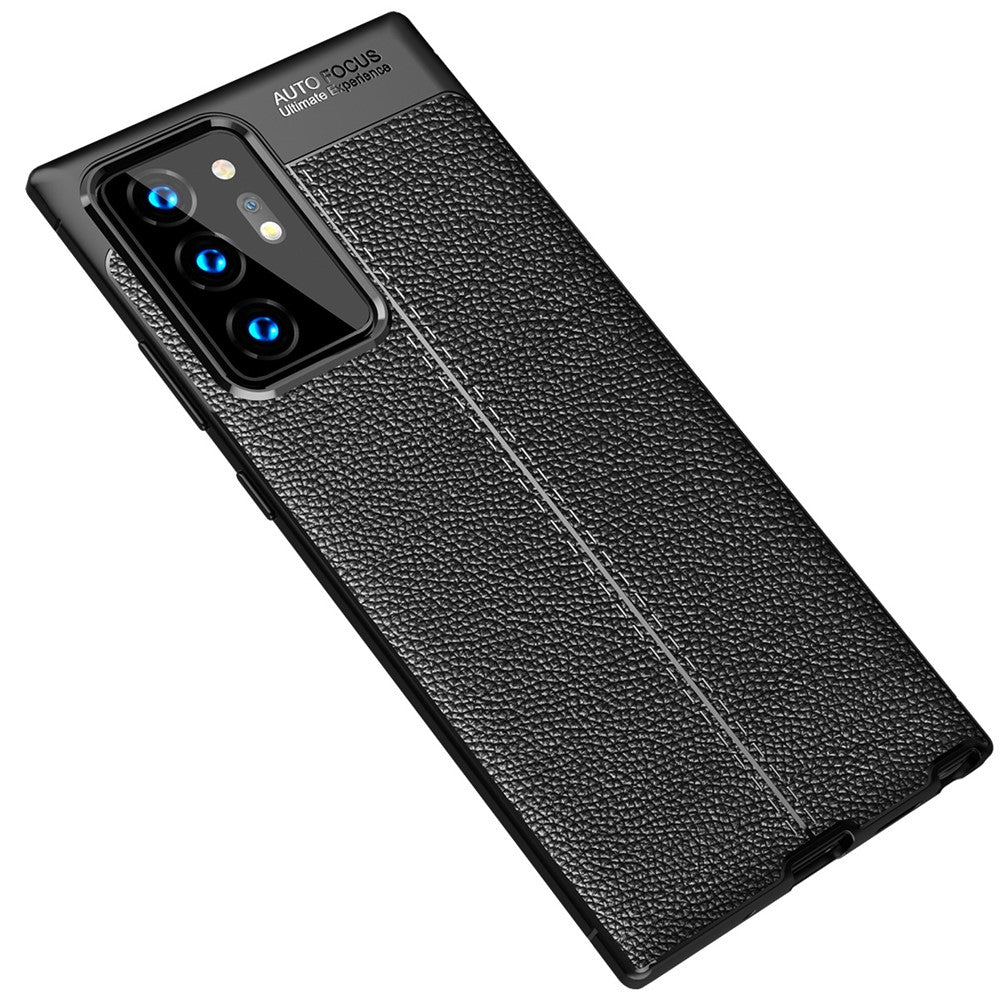 Litchi tekstur TPU telefoncover til Samsung Galaxy Note 20 Ultra / Note 20 Ultra 5G