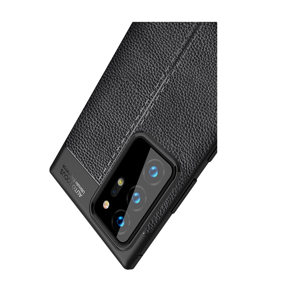 Litchi tekstur TPU telefoncover til Samsung Galaxy Note 20 Ultra / Note 20 Ultra 5G