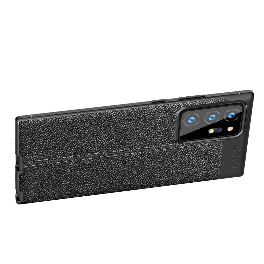 Litchi tekstur TPU telefoncover til Samsung Galaxy Note 20 Ultra / Note 20 Ultra 5G