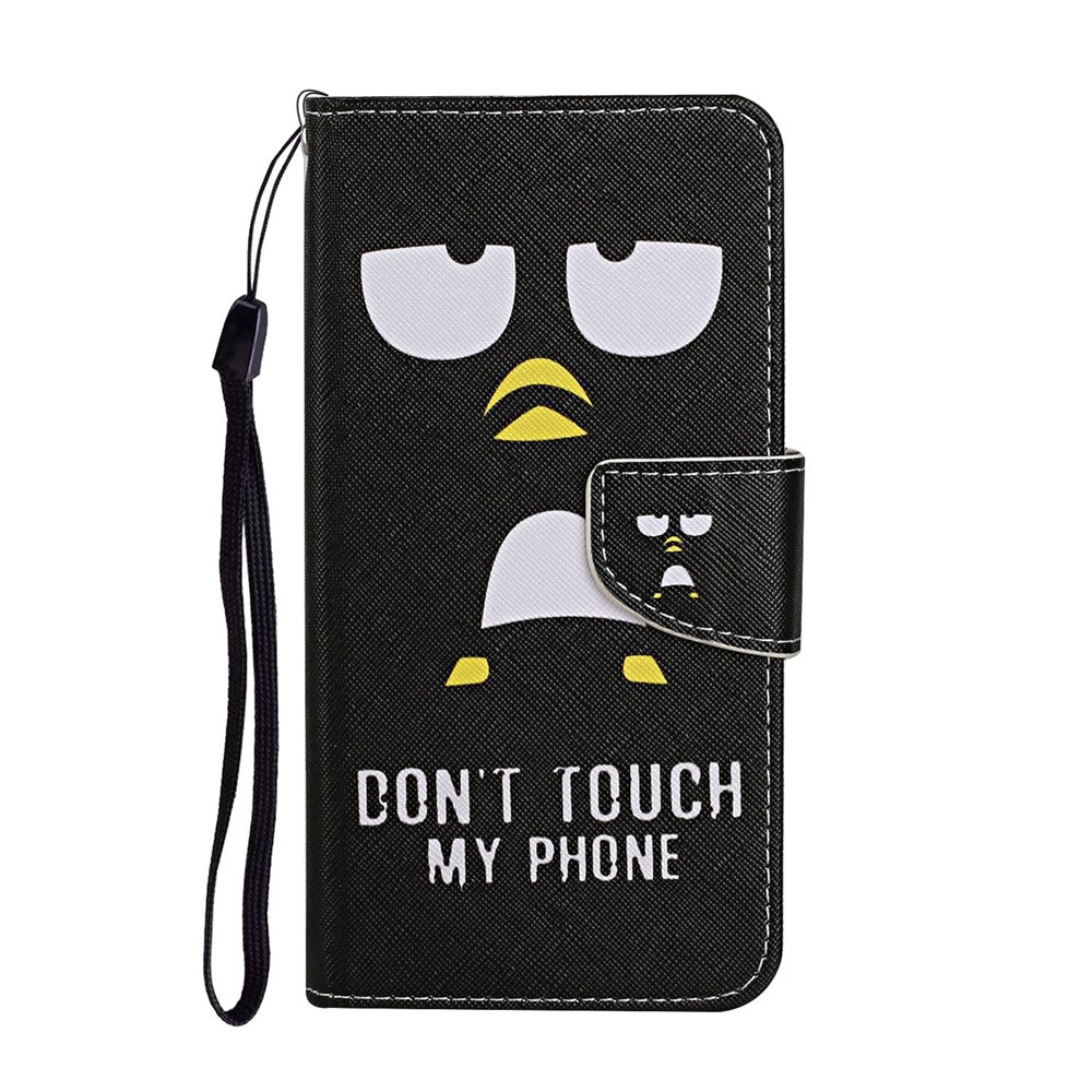 Pattern Printing Cover Flip Leather Wallet Stand Protective Shell for Samsung Galaxy A41 (Global Version)