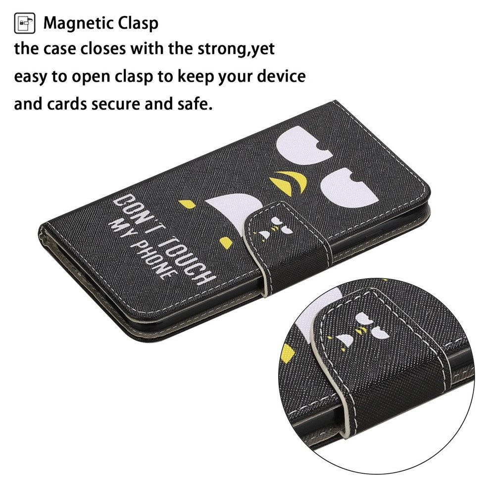 Pattern Printing Cover Flip Leather Wallet Stand Protective Shell for Samsung Galaxy A41 (Global Version)