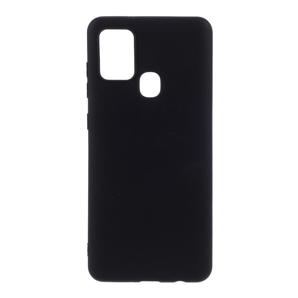 Til Samsung Galaxy A21s Mat TPU Cover Ridsefast Slankt Fleksibelt Telefoncover