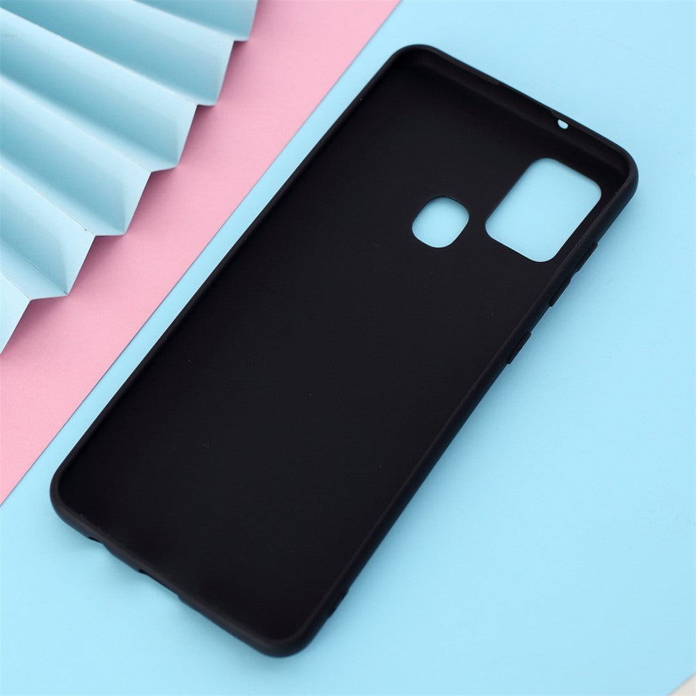 Til Samsung Galaxy A21s Mat TPU Cover Ridsefast Slankt Fleksibelt Telefoncover