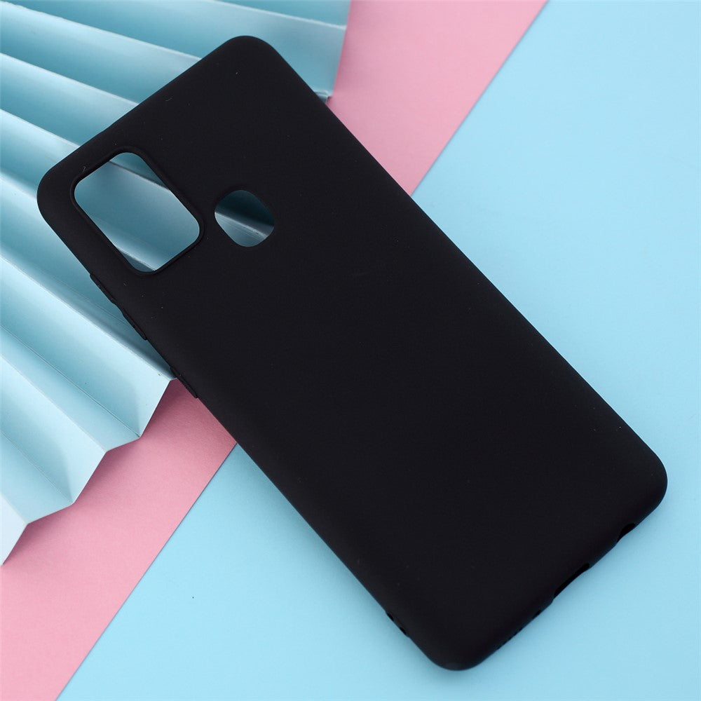 Til Samsung Galaxy A21s Mat TPU Cover Ridsefast Slankt Fleksibelt Telefoncover
