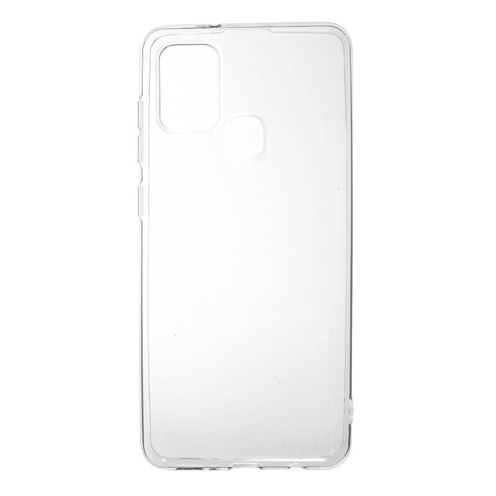 Shockproof Clear TPU Back Case for Samsung Galaxy A21s Flexible Shock-Proof Phone Cover