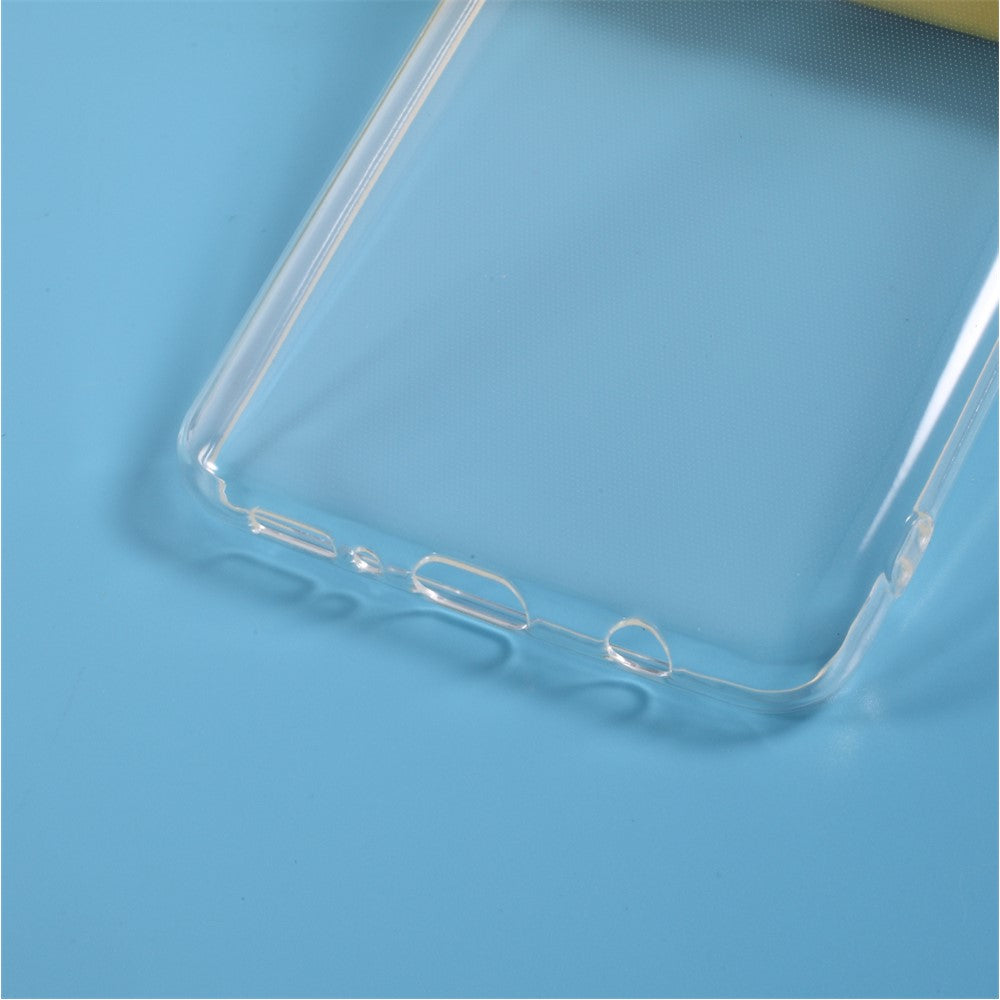 Shockproof Clear TPU Back Case for Samsung Galaxy A21s Flexible Shock-Proof Phone Cover