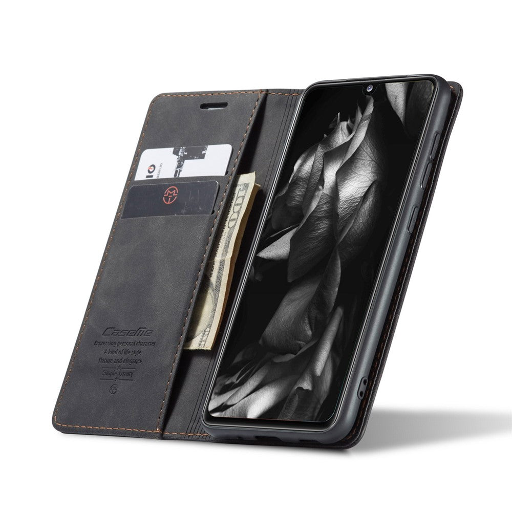 CASEME 013 Series Cover Auto-absorbed Leather Wallet Case for Samsung Galaxy A41 (Global Version)