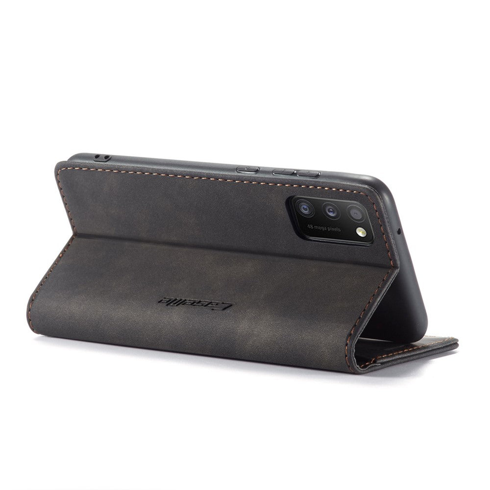 CASEME 013 Series Cover Auto-absorbed Leather Wallet Case for Samsung Galaxy A41 (Global Version)