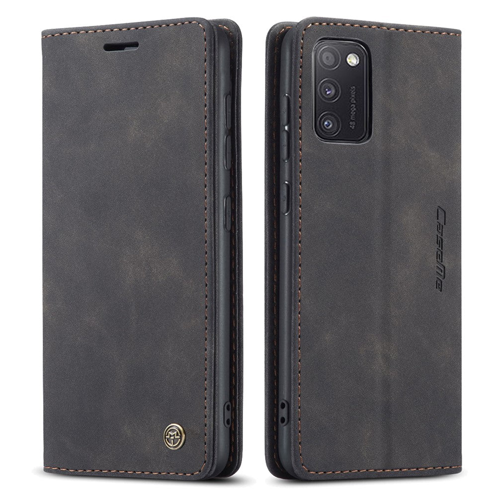 CASEME 013 Series Cover Auto-absorbed Leather Wallet Case for Samsung Galaxy A41 (Global Version)