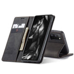 CASEME 013 Series Cover Auto-absorbed Leather Wallet Case for Samsung Galaxy A41 (Global Version)