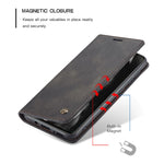 CASEME 013 Series Cover Auto-absorbed Leather Wallet Case for Samsung Galaxy A41 (Global Version)