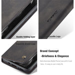 CASEME 013 Series Cover Auto-absorbed Leather Wallet Case for Samsung Galaxy A41 (Global Version)