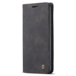 CASEME 013 Series Auto-absorbed Leather Shell Protection Wallet Case for Samsung Galaxy A21s