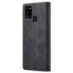 CASEME 013 Series Auto-absorbed Leather Shell Protection Wallet Case for Samsung Galaxy A21s