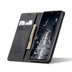 CASEME 013 Series Auto-absorberende Enkelt Læder Flip Cover til Samsung Galaxy A31