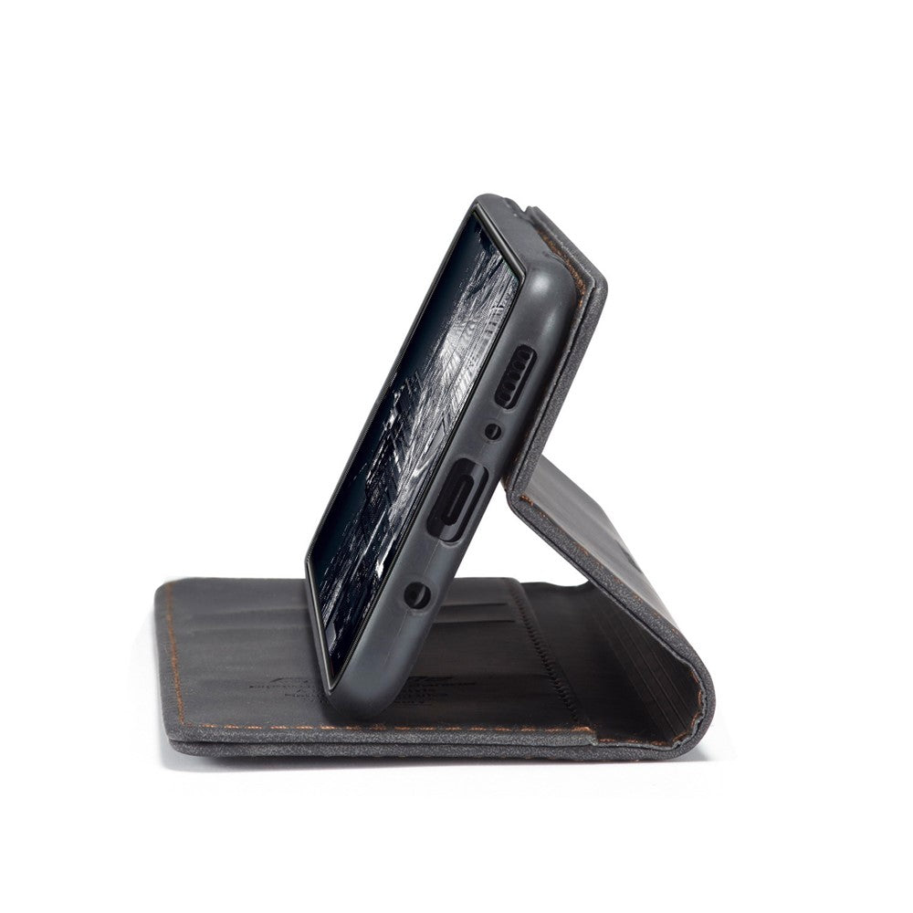 CASEME 013 Series Auto-absorberende Enkelt Læder Flip Cover til Samsung Galaxy A31