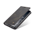 CASEME 013 Series Auto-absorberende Enkelt Læder Flip Cover til Samsung Galaxy A31