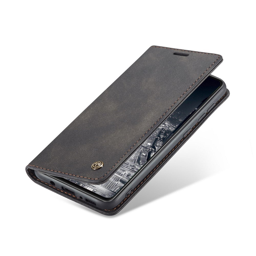 CASEME 013 Series Auto-absorberende Enkelt Læder Flip Cover til Samsung Galaxy A31
