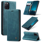 CASEME 013 Series Auto-absorberende Enkelt Læder Flip Cover til Samsung Galaxy A31