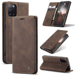 CASEME 013-serien Självabsorberande Enkelt Läderfodral för Samsung Galaxy A31