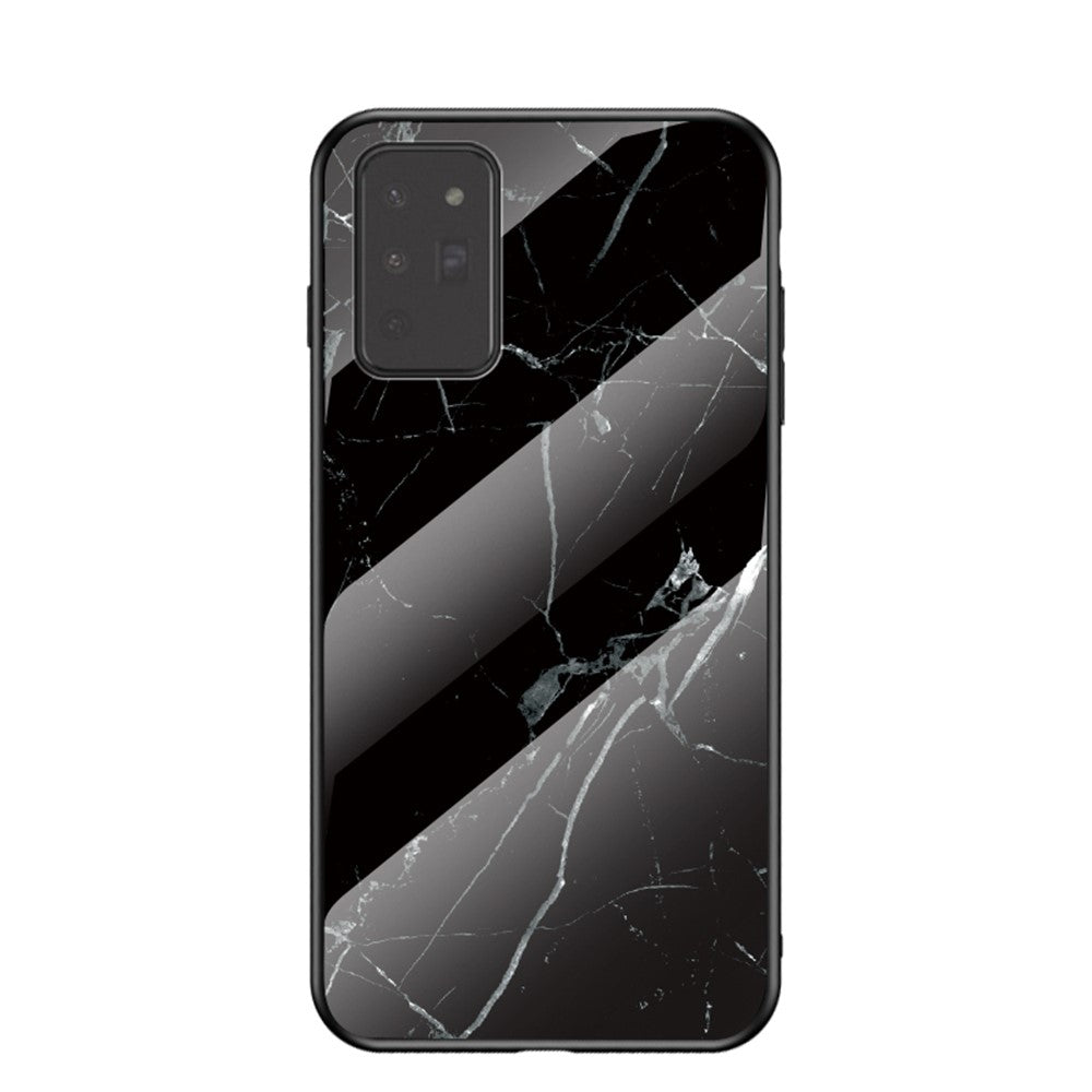 Hærdet glas PC + TPU hybridcover med marmormønster til Samsung Galaxy Note 20/Note 20 5G