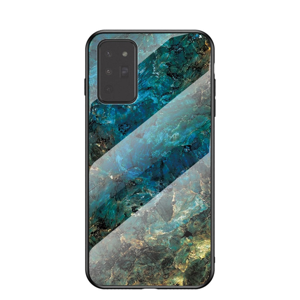 Hærdet glas PC + TPU hybridcover med marmormønster til Samsung Galaxy Note 20/Note 20 5G