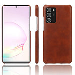 Crazy Horse Skin PU-læderbelagt PC-cover Hardcase til Samsung Galaxy Note20 Ultra / 20 Ultra 5G
