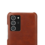 Crazy Horse Skin PU-læderbelagt PC-cover Hardcase til Samsung Galaxy Note20 Ultra / 20 Ultra 5G