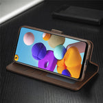 LC.IMEEKE Pung Stander Lædercover til Samsung Galaxy A21s