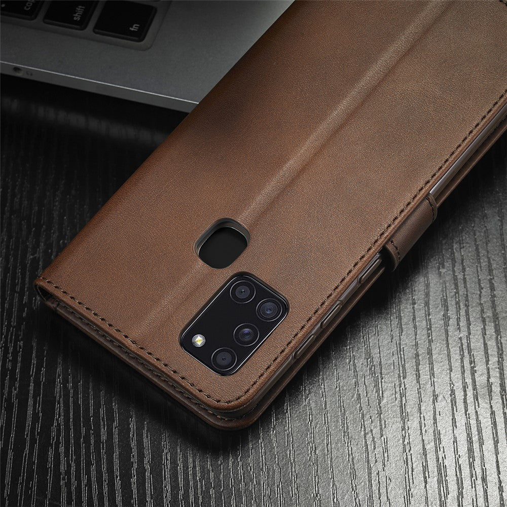 LC.IMEEKE Pung Stander Lædercover til Samsung Galaxy A21s