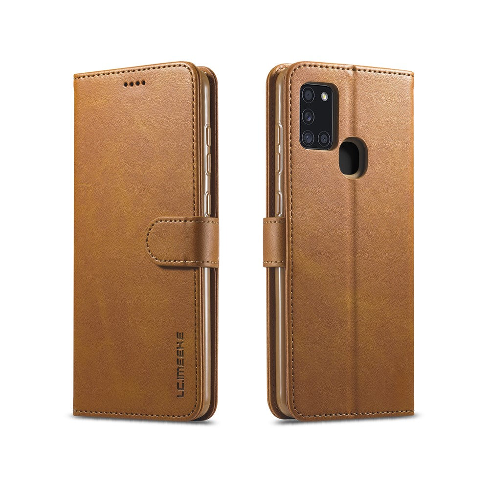 LC.IMEEKE Pung Stander Lædercover til Samsung Galaxy A21s