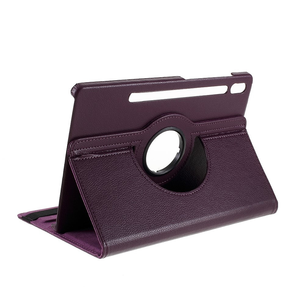 Litchi Texture Leather Case with Rotating Stand Cover for Samsung Galaxy Tab S10 Lite / S10 FE / S9 FE / S9 / S8 / S7 SM-T870 T875