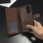 LC.IMEEKE Leather Wallet Stand Cover Phone Case for Samsung Galaxy Note20 Ultra/20 Ultra 5G