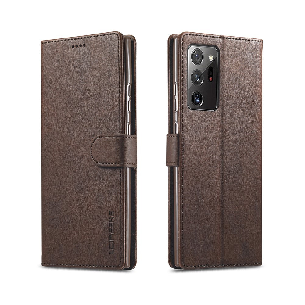 LC.IMEEKE Læderpung Stativ Cover Telefonetui til Samsung Galaxy Note20 Ultra/20 Ultra 5G