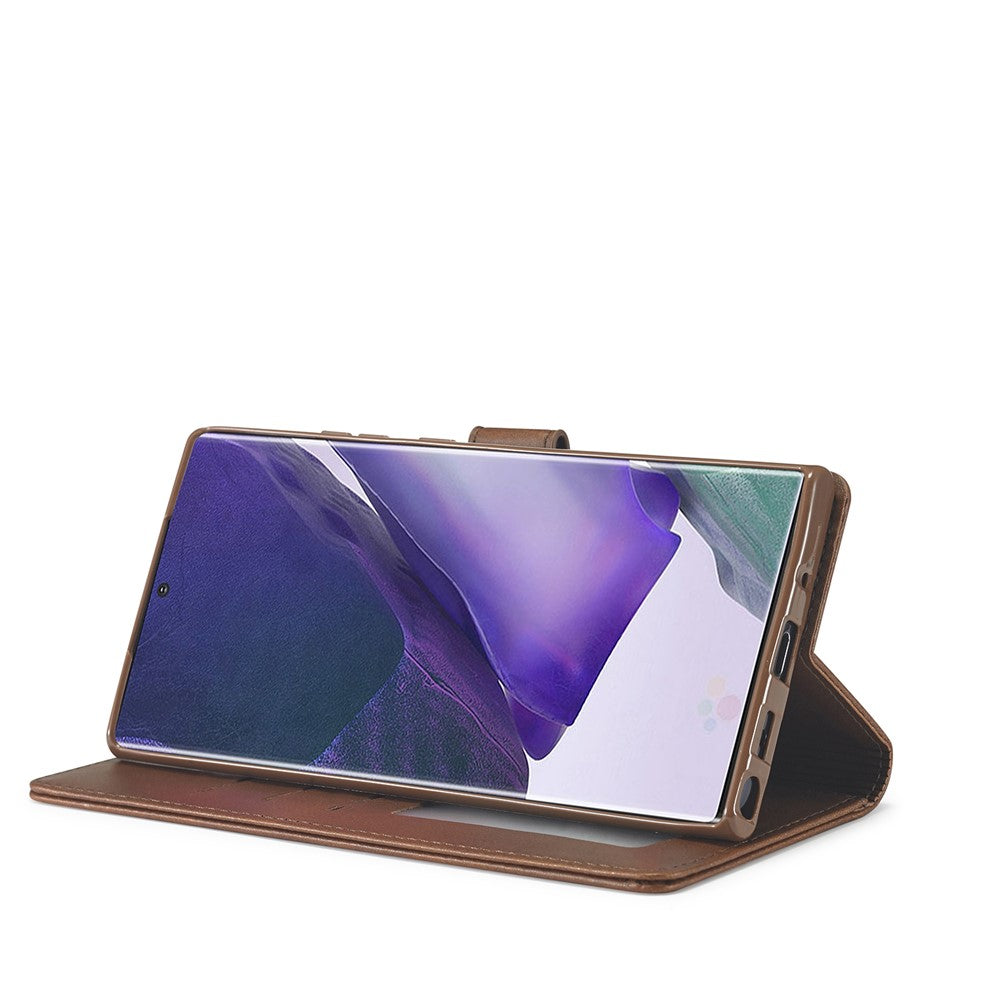 LC.IMEEKE Læderpung Stativ Cover Telefonetui til Samsung Galaxy Note20 Ultra/20 Ultra 5G