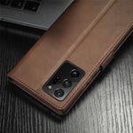 LC.IMEEKE Læderpung Stativ Cover Telefonetui til Samsung Galaxy Note20 Ultra/20 Ultra 5G