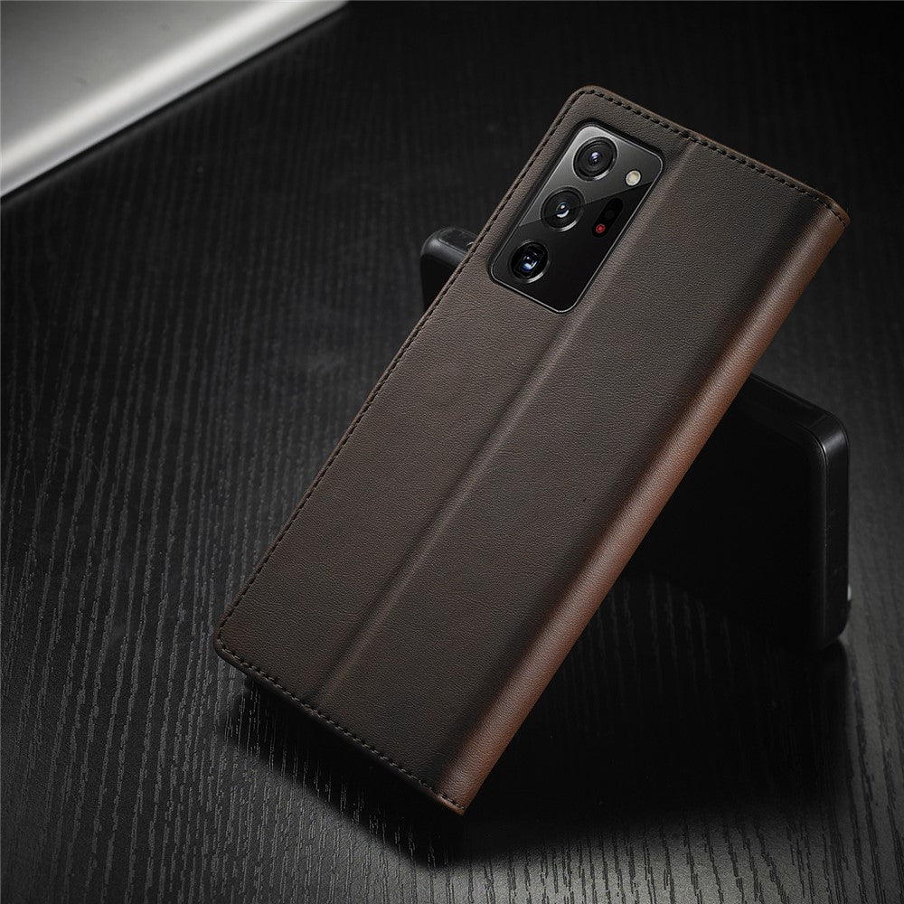 LC.IMEEKE Leather Wallet Stand Cover Cell Phone Case for Samsung Galaxy Note20/Note20 5G