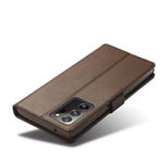 LC.IMEEKE Leather Wallet Stand Cover Cell Phone Case for Samsung Galaxy Note20/Note20 5G