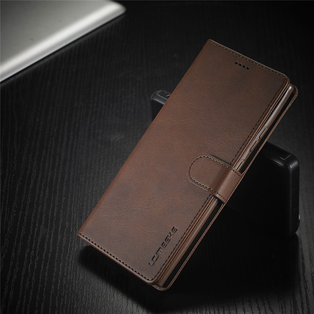 LC.IMEEKE Leather Wallet Stand Cover Cell Phone Case for Samsung Galaxy Note20/Note20 5G